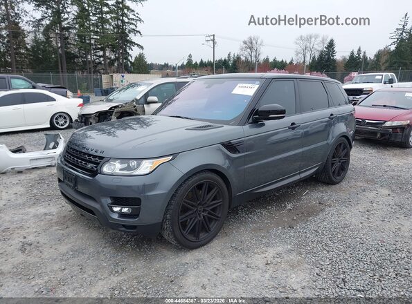 SALWR2VF8GA651835 2016 LAND ROVER RANGE ROVER SPORT Gray Vista tres cuartos delantera izquierda