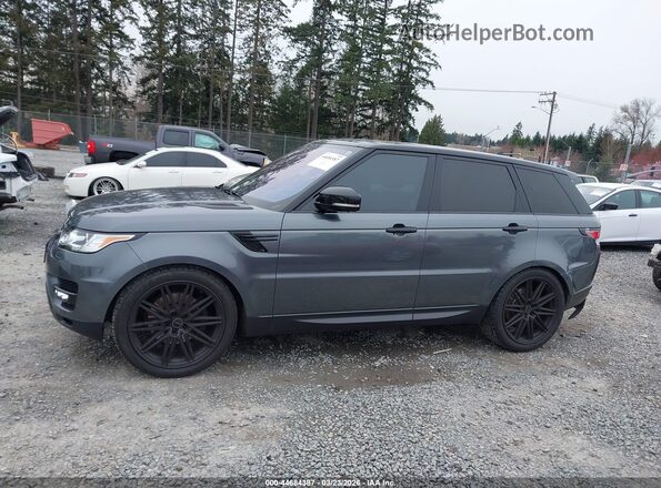SALWR2VF8GA651835 2016 LAND ROVER RANGE ROVER SPORT Gray Vista interior de 360 grados
