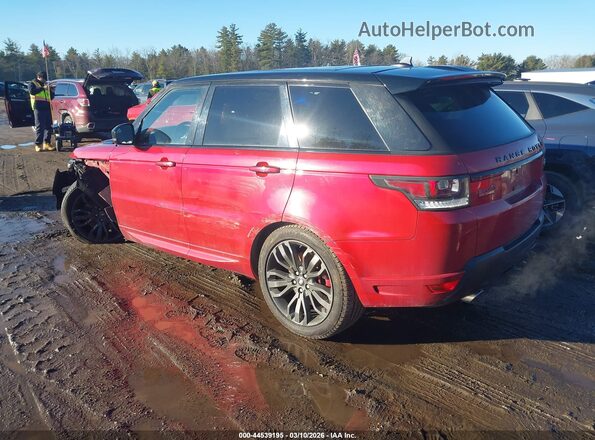 SALWS2PF7GA597669 2016 LAND ROVER RANGE ROVER SPORT Red Tył lewy