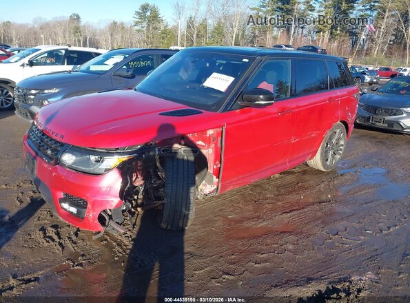 SALWS2PF7GA597669 2016 LAND ROVER RANGE ROVER SPORT Red Przód lewy