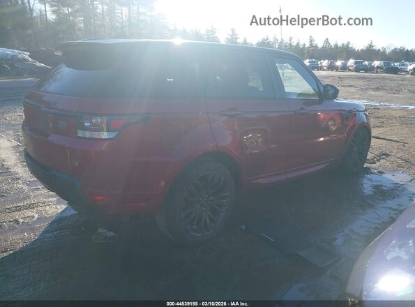 SALWS2PF7GA597669 2016 LAND ROVER RANGE ROVER SPORT Red Tył prawy