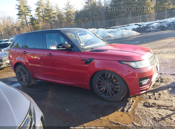 SALWS2PF7GA597669 2016 LAND ROVER RANGE ROVER SPORT Red Widok wnętrza 360 stopni