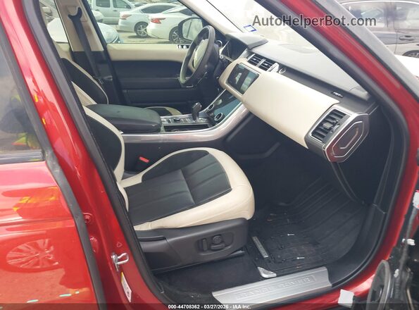 SALWS2RU0NA220092 2022 LAND ROVER RANGE ROVER SPORT Orange Widok wnętrza z przodu