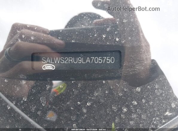 SALWS2RU9LA705750 2020 LAND ROVER RANGE ROVER SPORT White Widok komory silnika