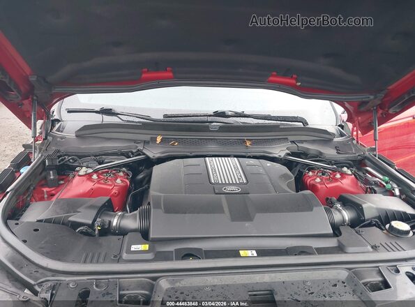 SALWS2VF3GA571198 2016 LAND ROVER RANGE ROVER SPORT Red Widok z tyłu