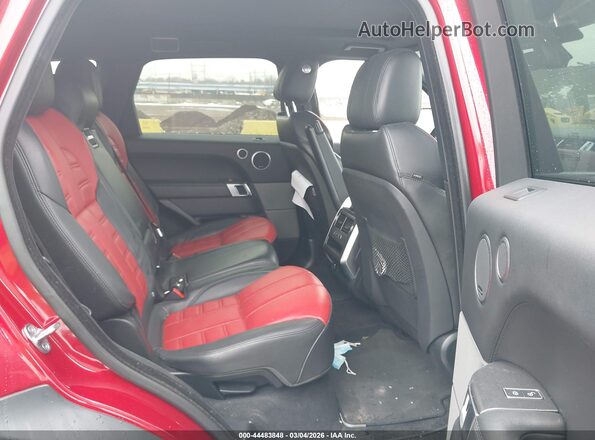 SALWS2VF3GA571198 2016 LAND ROVER RANGE ROVER SPORT Red Widok naklejki z numerem VIN