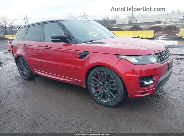 SALWS2VF3GA571198 2016 LAND ROVER RANGE ROVER SPORT Red Przód prawy