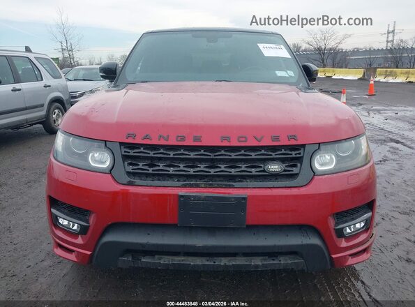 SALWS2VF3GA571198 2016 LAND ROVER RANGE ROVER SPORT Red Widok zestawu wskaźników