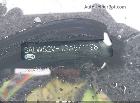SALWS2VF3GA571198 2016 LAND ROVER RANGE ROVER SPORT Red 