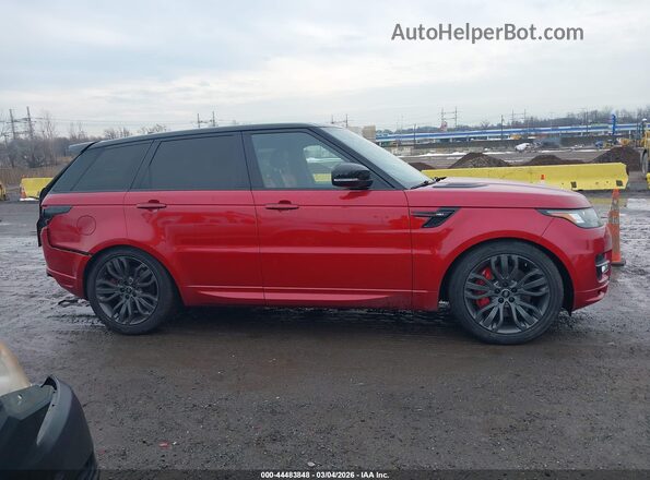 SALWS2VF3GA571198 2016 LAND ROVER RANGE ROVER SPORT Red Widok wnętrza z tyłu