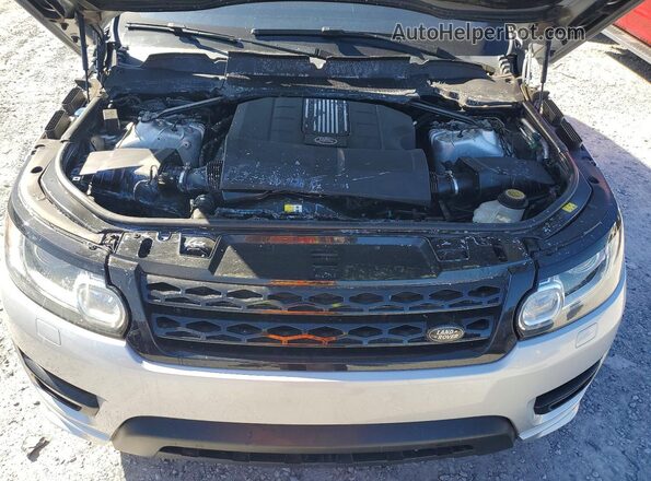 SALWV2FV6HA677840 2017 LAND ROVER RANGE Silver Vista del compartimento del motor