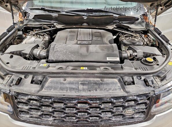 SALWV2RE5KA856633 2019 LAND ROVER RANGE Silver Widok komory silnika