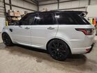 2019 Land Rover Range Rover Sport Supercharged Autobiography Silver vin: SALWV2RE5KA856633 Damage: Left Rear Bumper Extension, Chipped, 1