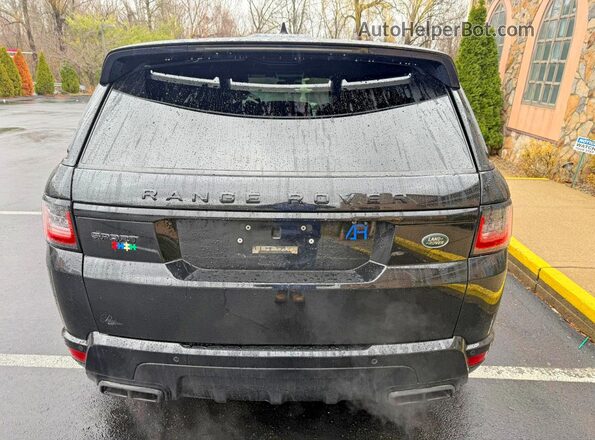 SALWV2SV4KA420589 2019 LAND ROVER RANGE Black Widok wnętrza z przodu