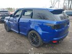 2016 Land Rover Range Rover Sport 5.0l V8 Supercharged Svr Blue vin: SALWZ2EF4GA589642