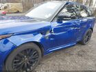 2016 Land Rover Range Rover Sport 5.0l V8 Supercharged Svr Blue vin: SALWZ2EF4GA589642