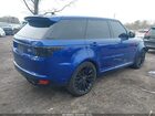 2016 Land Rover Range Rover Sport 5.0l V8 Supercharged Svr Blue vin: SALWZ2EF4GA589642