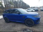 2016 Land Rover Range Rover Sport 5.0l V8 Supercharged Svr Blue vin: SALWZ2EF4GA589642