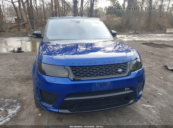 SALWZ2EF4GA589642 2016 LAND ROVER RANGE ROVER SPORT Blue Widok zestawu wskaźników
