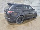 2017 Land Rover Range Rover Sport Svr Черный vin: SALWZ2FE6HA174023