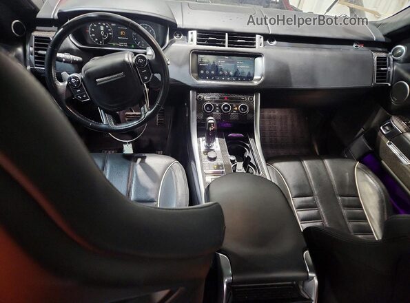 SALWZ2FE6HA174023 2017 LAND ROVER RANGE Черный Вид панели приборов