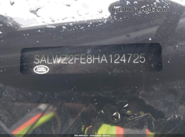 SALWZ2FE8HA124725 2017 LAND ROVER RANGE ROVER SPORT Gray Widok komory silnika