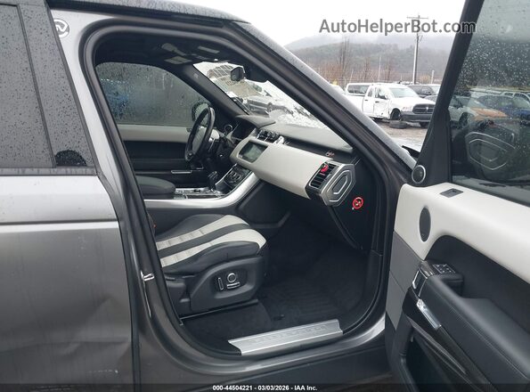 SALWZ2FE8HA124725 2017 LAND ROVER RANGE ROVER SPORT Gray Widok wnętrza z przodu