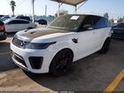 2022 Land Rover Range Rover Sport Svr/svr Carbon Edition White vin: SALWZ2RE3NA218566