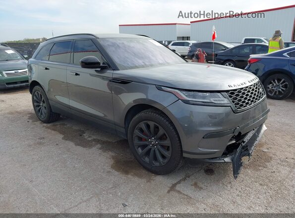 SALYB2EX1KA783348 2019 LAND ROVER RANGE ROVER VELAR Gray Delantero derecho