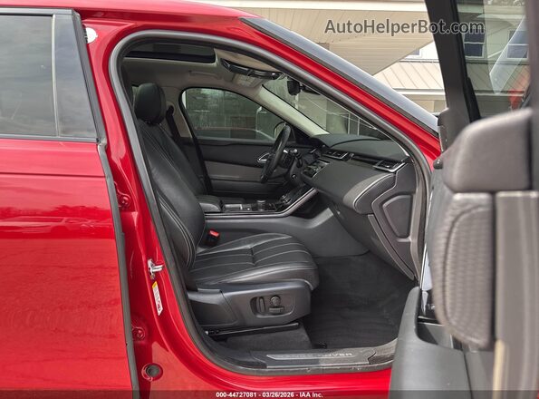 SALYB2EX7LA254665 2020 LAND ROVER RANGE ROVER VELAR Красный Вид салона спереди
