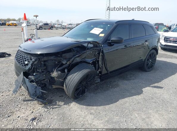 SALYK2EXXLA266101 2020 LAND ROVER RANGE ROVER VELAR Black Առջևի ձախ երեք քառորդ տեսարան
