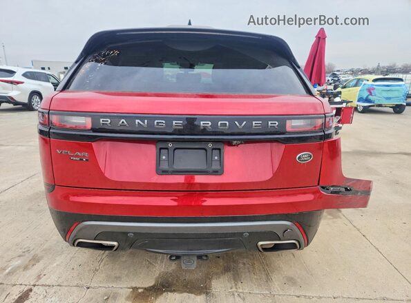 SALYK2FV1LA239379 2020 LAND ROVER RANGE Красный Вид сзади