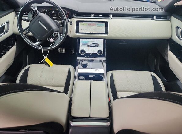 SALYK2FV1LA239379 2020 LAND ROVER RANGE Красный Вид панели приборов