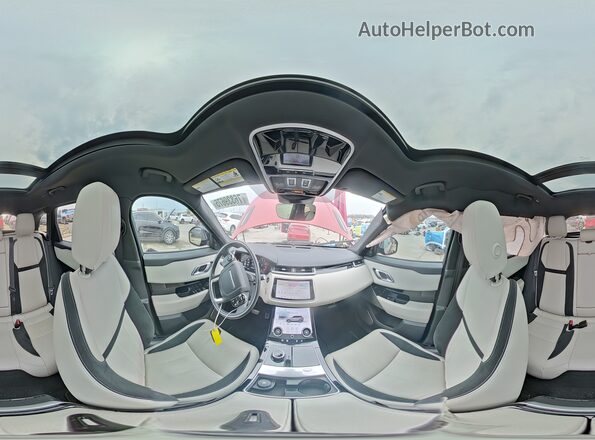 SALYK2FV1LA239379 2020 LAND ROVER RANGE Красный Панорамный вид салона 360°