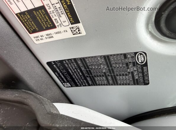 SALYL2EX3TA813996 2026 LAND ROVER RANGE ROVER VELAR Белый Вид подкапотного пространства