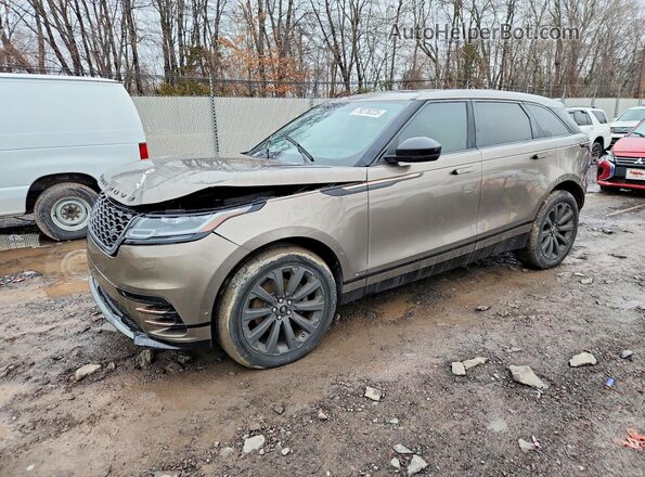 SALYL2EX4KA232957 2019 LAND ROVER RANGE ROVER Tan წინა მარცხენა ხედი სამი მეოთხედიდან