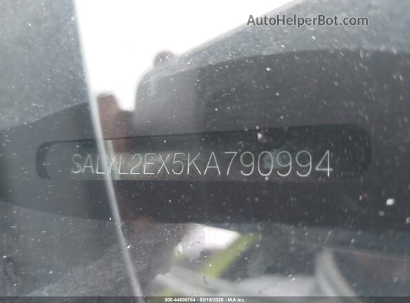 SALYL2EX5KA790994 2019 LAND ROVER RANGE ROVER VELAR Silver 