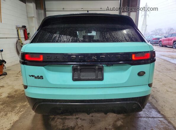 SALYL2RNXJA758789 2018 LAND ROVER RANGE Turquoise Widok z tyłu