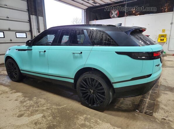 SALYL2RNXJA758789 2018 LAND ROVER RANGE Turquoise Tył lewy