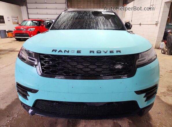 SALYL2RNXJA758789 2018 LAND ROVER RANGE Turquoise Widok z przodu
