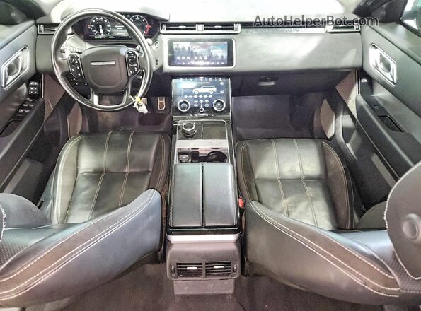 SALYL2RNXJA758789 2018 LAND ROVER RANGE Turquoise Widok deski rozdzielczej