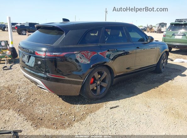 SALYL2RV0JA730256 2018 LAND ROVER RANGE ROVER VELAR Черный Задняя правая четверть