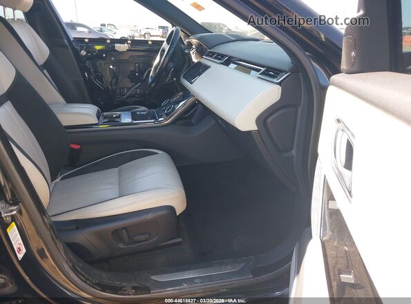 SALYL2RV0JA730256 2018 LAND ROVER RANGE ROVER VELAR Черный Вид салона спереди