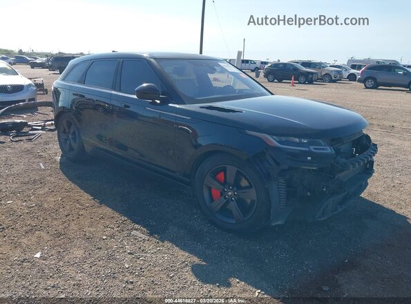 SALYL2RV0JA730256 2018 LAND ROVER RANGE ROVER VELAR Черный Передняя правая четверть