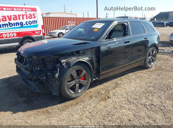 SALYL2RV0JA730256 2018 LAND ROVER RANGE ROVER VELAR Черный Передняя левая четверть
