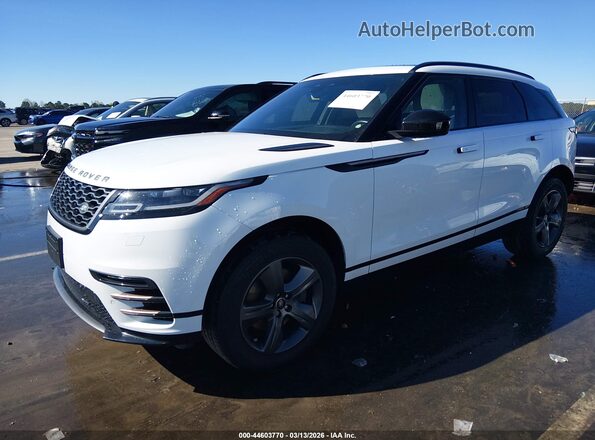 SALYT2EX6NA330215 2022 LAND ROVER RANGE ROVER VELAR White წინა მარცხენა ხედი სამი მეოთხედიდან