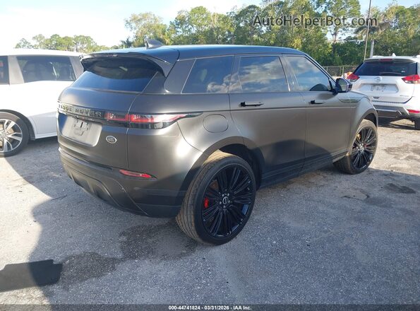 SALZJ2FX6LH090712 2020 LAND ROVER RANGE ROVER EVOQUE Black უკანა მარჯვენა