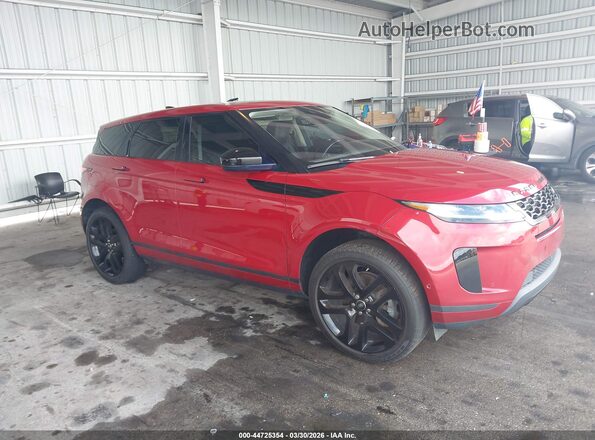 SALZP2FX3LH015903 2020 LAND ROVER RANGE ROVER EVOQUE Красный Передняя правая четверть