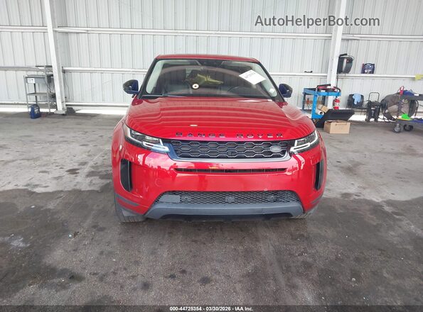 SALZP2FX3LH015903 2020 LAND ROVER RANGE ROVER EVOQUE Красный Вид спереди