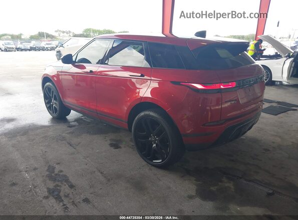 SALZP2FX3LH015903 2020 LAND ROVER RANGE ROVER EVOQUE Красный Задняя левая четверть